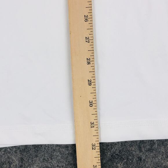 NWOT Hurley Mens Shirt XL White Blue Long Sleeve Performance Stretch Polyester - Picture 8 of 9